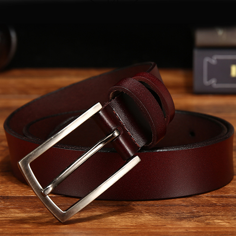 

2021 New Women Needle Buckle Leisure Business Leather Belt Jeans Strap Womens Gift Free Transportation X8ap, Black
