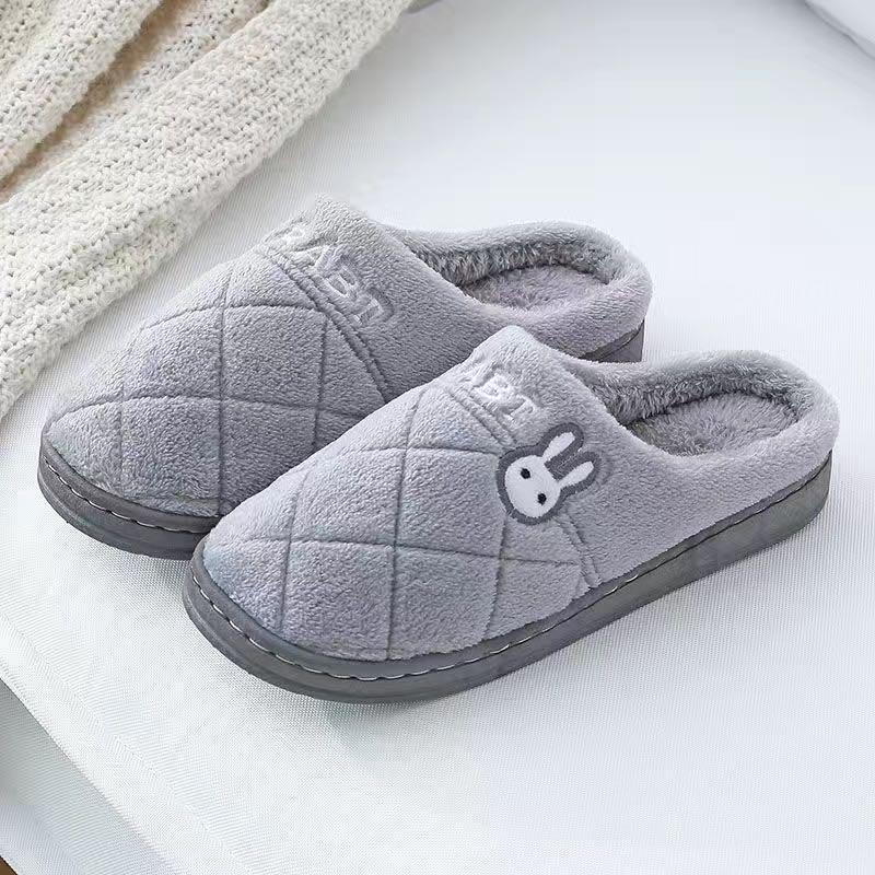 

Women Shoes plush Super Soft Home Slippers Warm Winter House Slippers Women Non-Slip Lovely Cotton Fashion Comfy Shoes, Dark pink