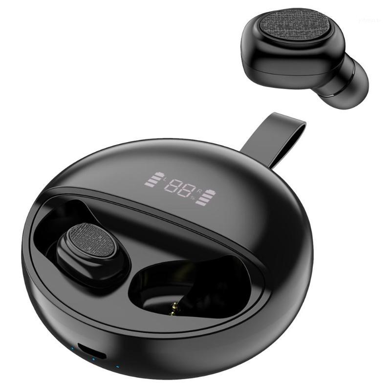 

Sports TWS Bluetooth 5.0 Wireless Earphones 360 Degree Rotating Mini In-Ear Earbuds Touch Power Display Waterproof Headset1