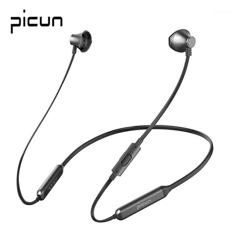 

Picun H12 Wireless Earphone Bluetooth Headphone Magnetic Neckband Sports 20H Playback Headset for PC1