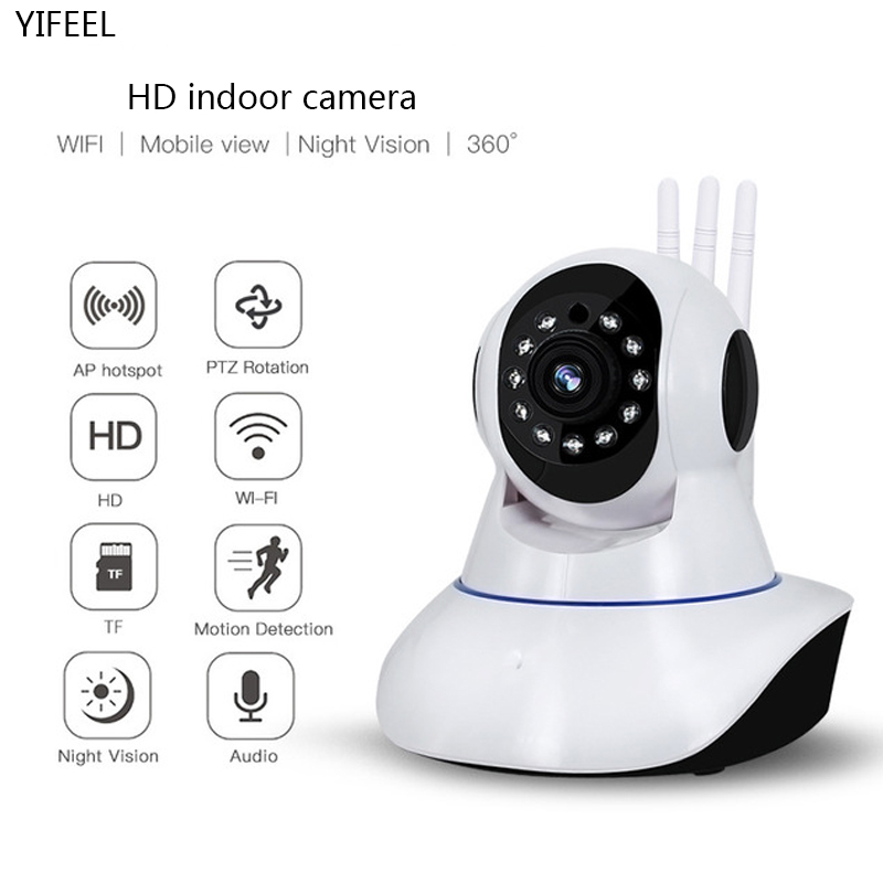 

Indoor IP Camera Wifi Camera Home Security IP Camera Wireless Network Video Surveillance Wi-fi Night Vision 1080P 2MP Webcam