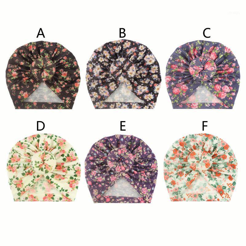 

Floral Baby Turban Knot Hats Infant Toddler Hat Beanie Cap Head Wrap new1