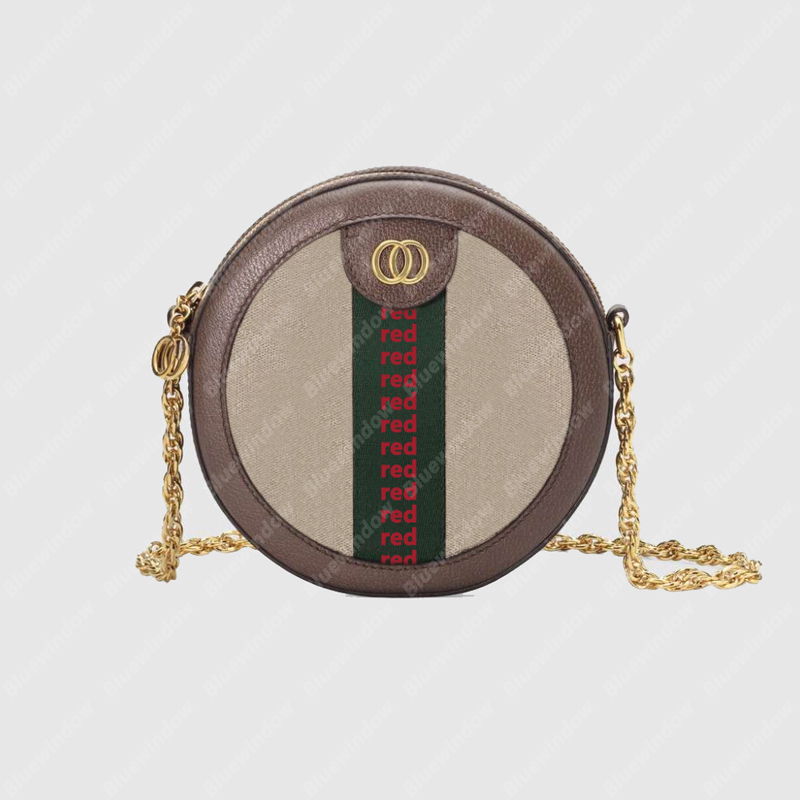 

2022 Round Shoulder Bags Women Handbag chain bag Luxurys Designers Bags Womens Shoulder bag handbags Crossbody Bag Totes Purses Ophidia B21020503LF, Extra cost not bag