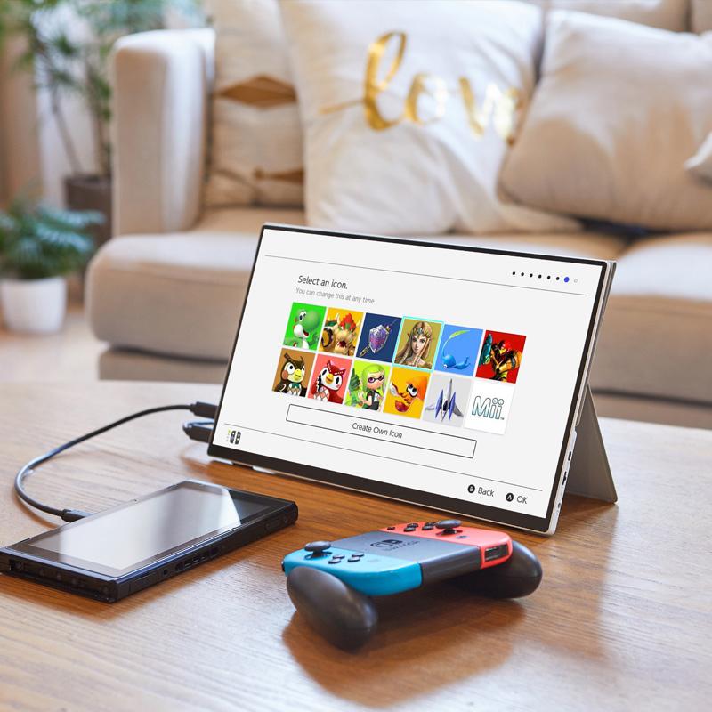 

15.6 Inch Touch Screen IPS Portable Display HDR Eye Care Screen Slim Monitor for Mobile Phone Laptop PC Computer Gaming Monitor