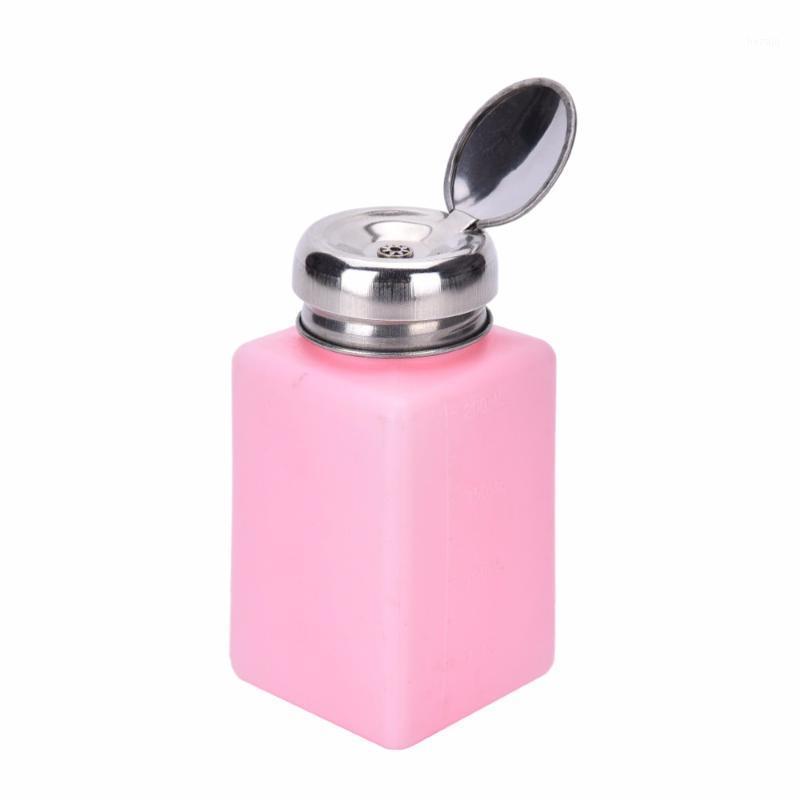 

Portable Nail Art 200ML Empty Pump Dispenser For Nail Art Polish Liquid Bottle Tool1