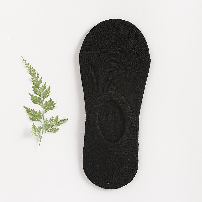 

2 Pairs New Arrive Cotton Solid Color Non-Slip Women Ladies Fashion Basic Style Invisible Boat Socks ZFS07431, Yellow