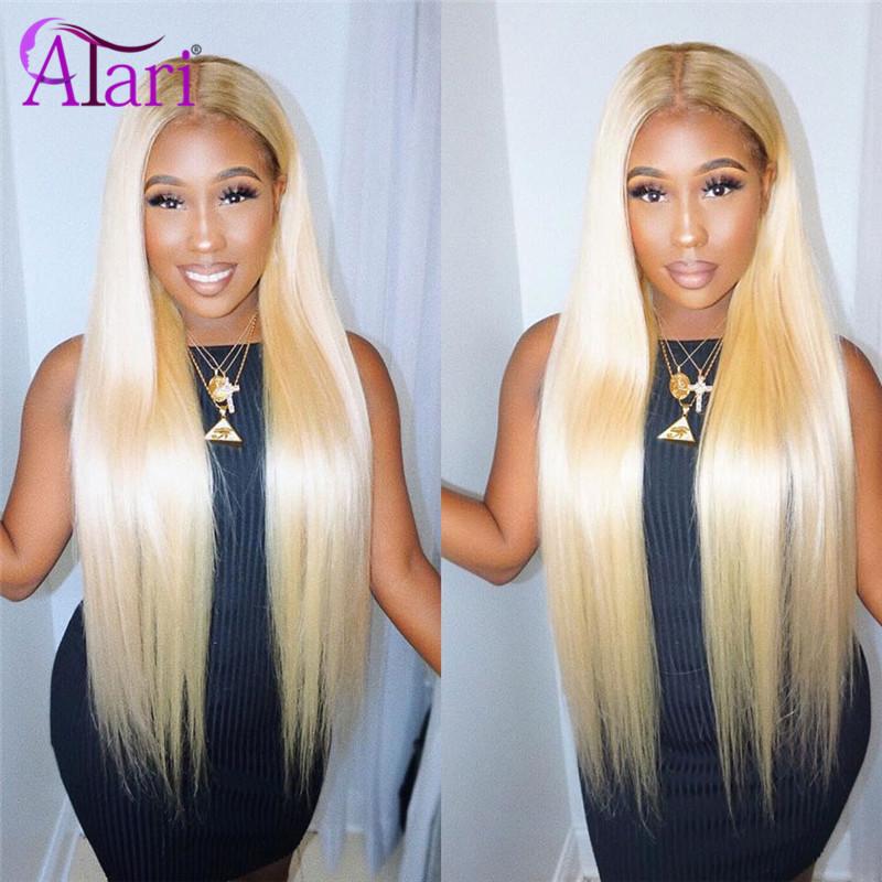 

613 Blonde Wig Hd Lace Frontal Wigs Malaysian Straight Virgin Human Hair Wigs 13X4 Lace Front Wig For Black Women Glueless