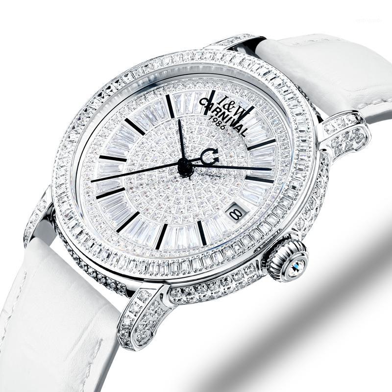 

Switzerland Watches Carnival Full Diamond Watch Women Japan MIYOTA Automatic Mechanical Sapphire Clock C86905-11, Item 1