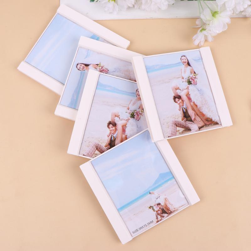 

10PCS Plastic Photo Frame Combination Photo Frame Free Assembling Decorative for Home Office DIY (White)1