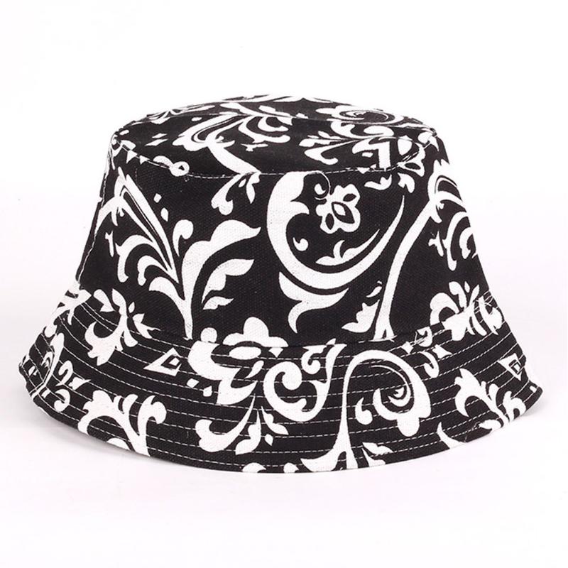 

Summer Ladies Women Retro Floral Sun Hat Bucket Ladies Retro fashion Canvas Hat for Hunting Fishing Outdoor Cap Great