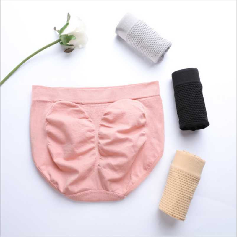 

Pink Underwear Women Panties Hip List Breathable Culotte Menstruelle Intimo Donna Calzonillos Seamless Majtki Bezszwowe Damskie, Black