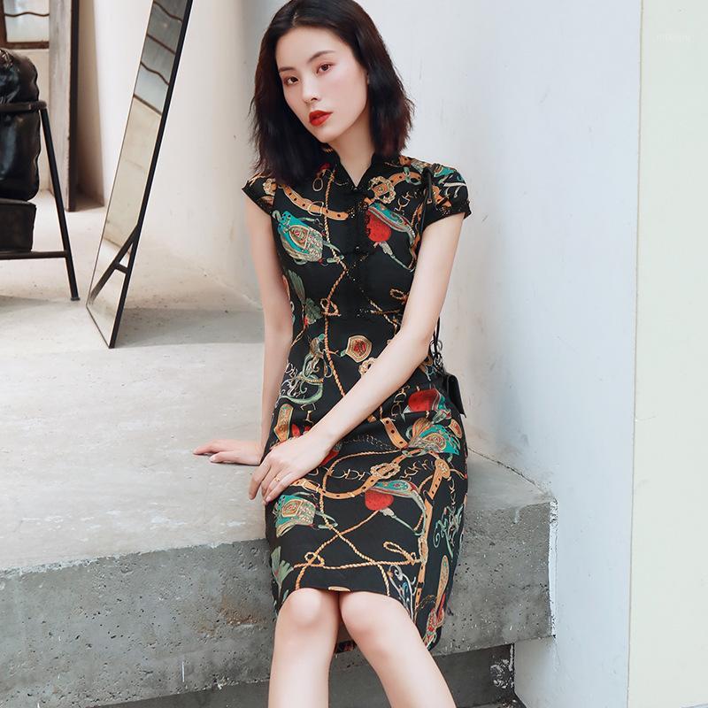 

Ethnic Clothing Cheongsam Dress Chinese Qipao Tradition Dresses Year1