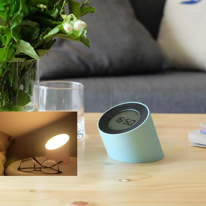 

Simple electronic clock night light USB charging luminous led alarm clock1