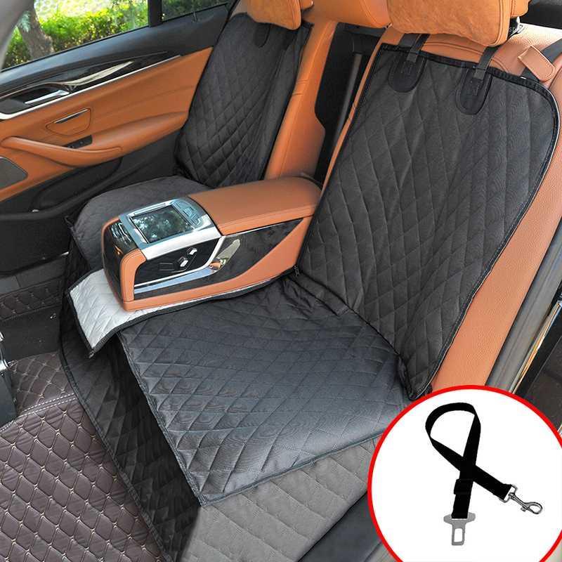 

Dog Car Seat Cover Waterproof Car Rear Back Mat Dog Carrier For Pet Travel Cat Dogs Cushion Protector With Middle Seat Armrest1