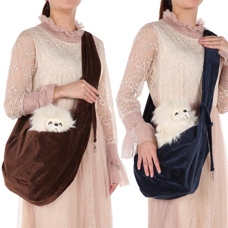 

Reversible Pet Sling Carrier Bag Puppy Small Dogs Cats Outdoor Travel Bag Shoulder Carry Tote Handbag Comfortable Strap