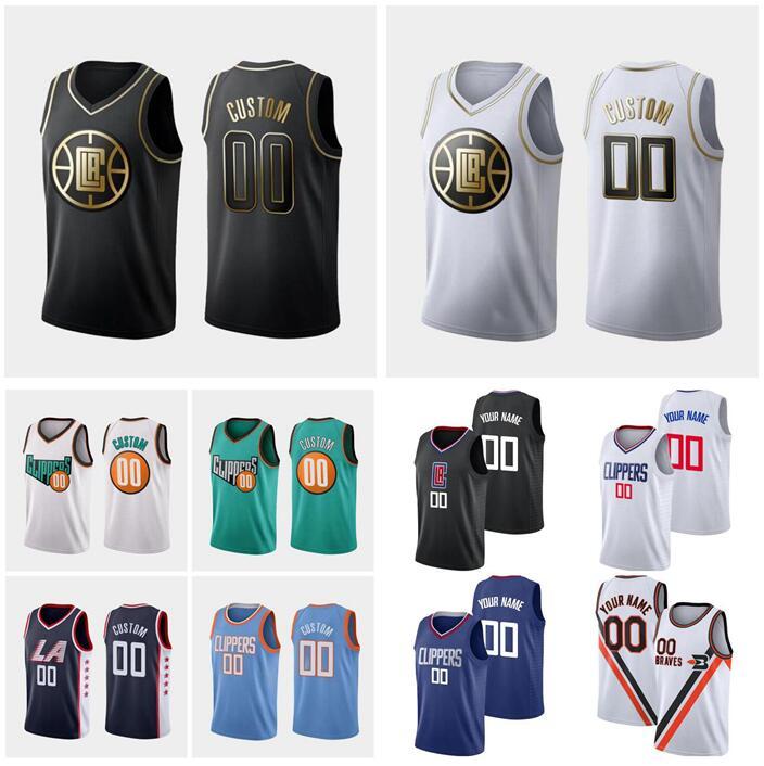 

Custom men's jersey Los Angeles Clippers 13 Paul George 2 Kawhi Leonard Any name and number Swingman Jersey, Black;red