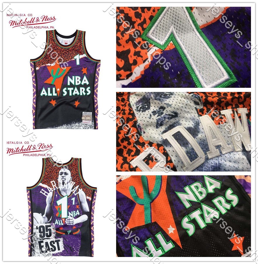 

Retro Orlando Magic All-Star Basketball Jerseys Penny Hardaway Mitchell&Ness 1995Th Commemorative Stitched Hardwoods Classics Shirts Sweatpants, Like pics