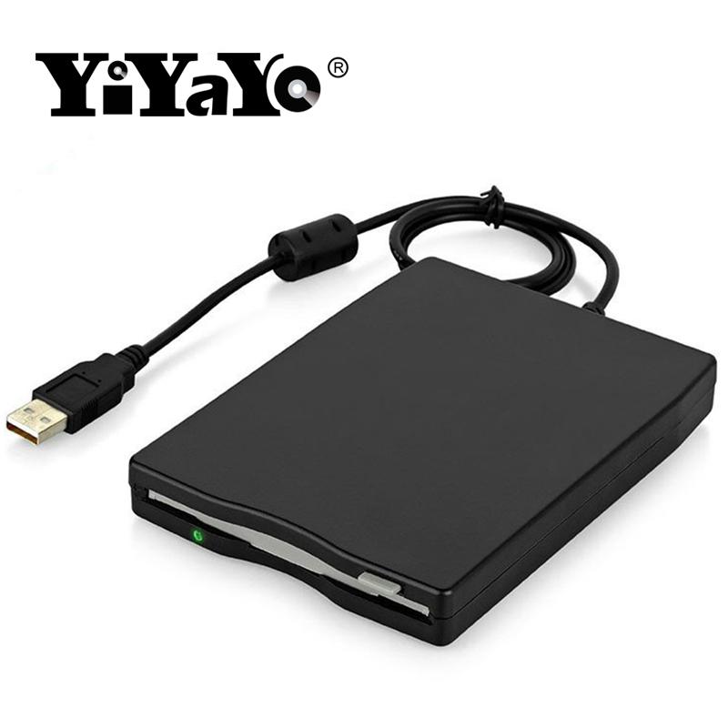 

YiYaYo Read/Write 3.5 inch 1.44Mb MB floppy Disk External Portable Drive ette FDD For Laptops Computer Plug and Play