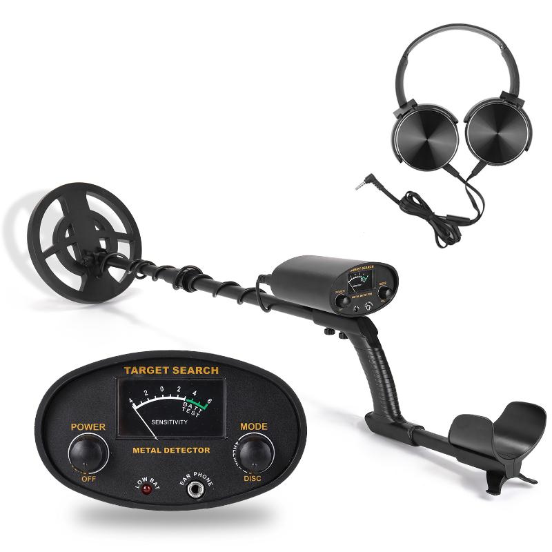 

GT6100 Portable Underground Metal Detector High Sensitivity Jewelry Treasure Gold Metal Detecting with All and Disc Modes