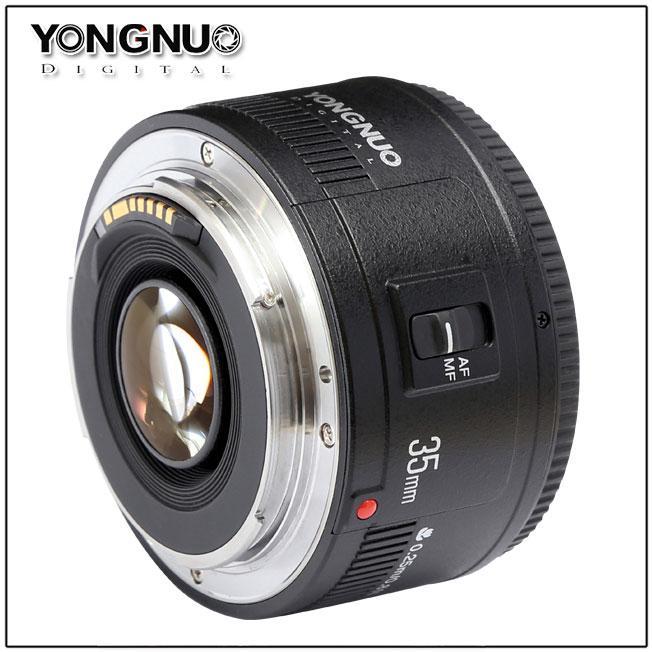 

For Yongnuo Fast EF 35mm Lens YN35mm F/2 Lens Wide-angle Large Aperture Fixed Auto Focus for Canon DSRL Camera
