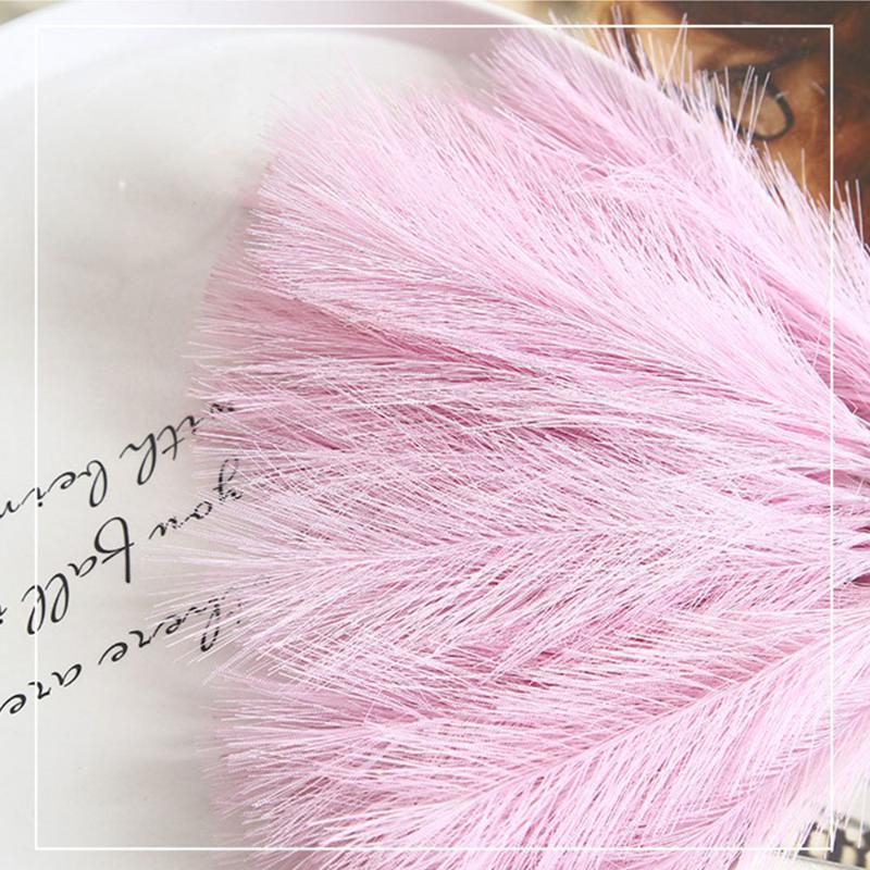 

New 50Pcs Household Decor Artificial Fake Flowers Natrual Dried Flower Pampasgrass Flower Home Hotel Wedding Decoration, White