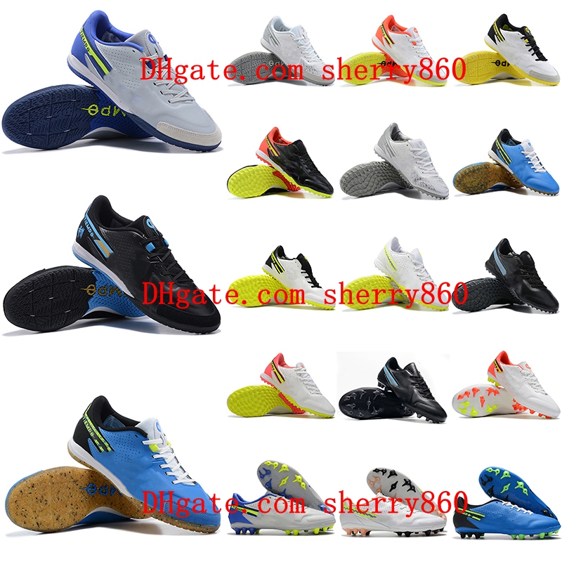 

2022 mens soccer shoes Tiempo Legend 9 TF MD Pro IC Academy AG cleats football boots Tacos de futbol Trainers Sports, As picture 9