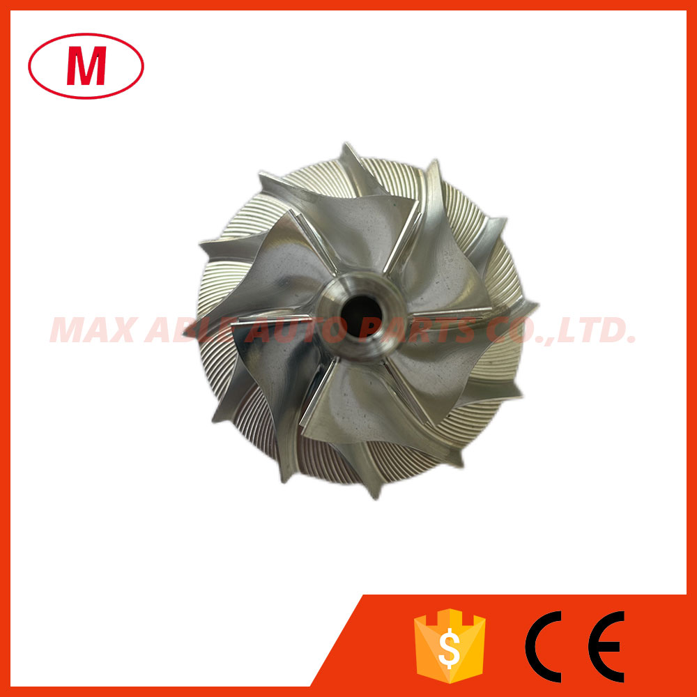 KP35 25.85/39.01mm 6+6 blades Turbocharger Turbo Billet compressor wheel/Aluminum 2618/Milling wheel for Cartridge/CHRA/Core-image-748096882