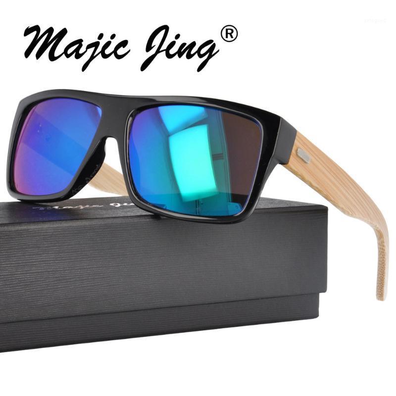 

Sunglasses Plastic With Bamboo Temple For Men Women Protecting Lens UV400 Sunshade WPB10331