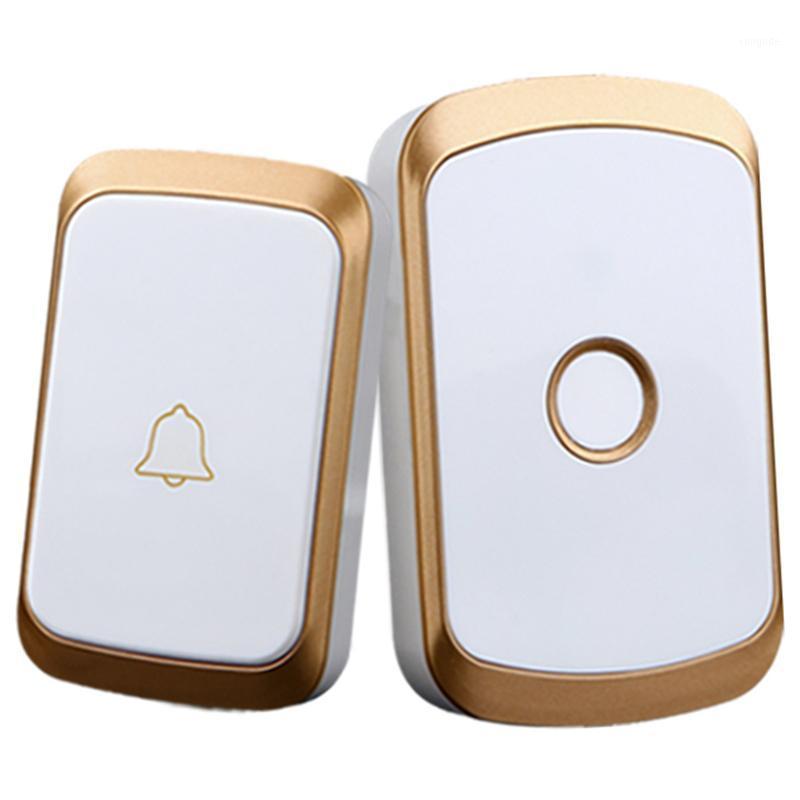 

Wireless Doorbell Ac 110-220V Smart Digital Waterproof Push Button Doorbell 36 Melody 4 Volume Cordless Door Ring Us Plug1