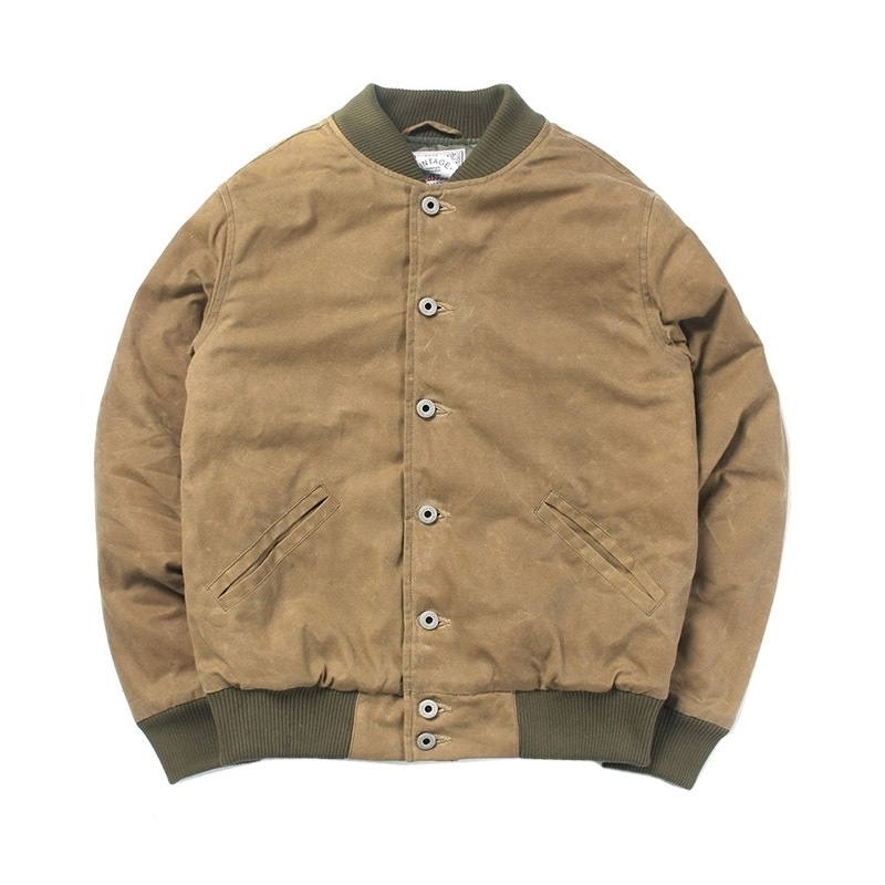 

WT-0005 Rock Can Roll Read Description! Asian Size Good Quality Cotton Canvas Wax Water Proof Jacket 2 Colours 201123, Green