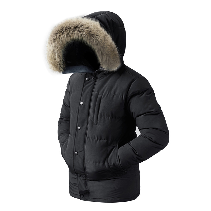 

New 2021 Casual Black Winter Jacket Men's Windbreak Warm Padded Fur Hooded Parkas Fashion Outerwear Coat Oversized 6xl 7xl 8xl Luqg, Asian size 888 b