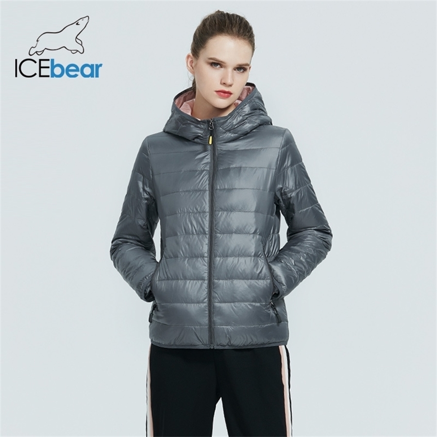 

ICEbear New Women Lightweight Down Jacket Stylish Casual Spring parka Brand Clothing GWY19151D 200923, G676