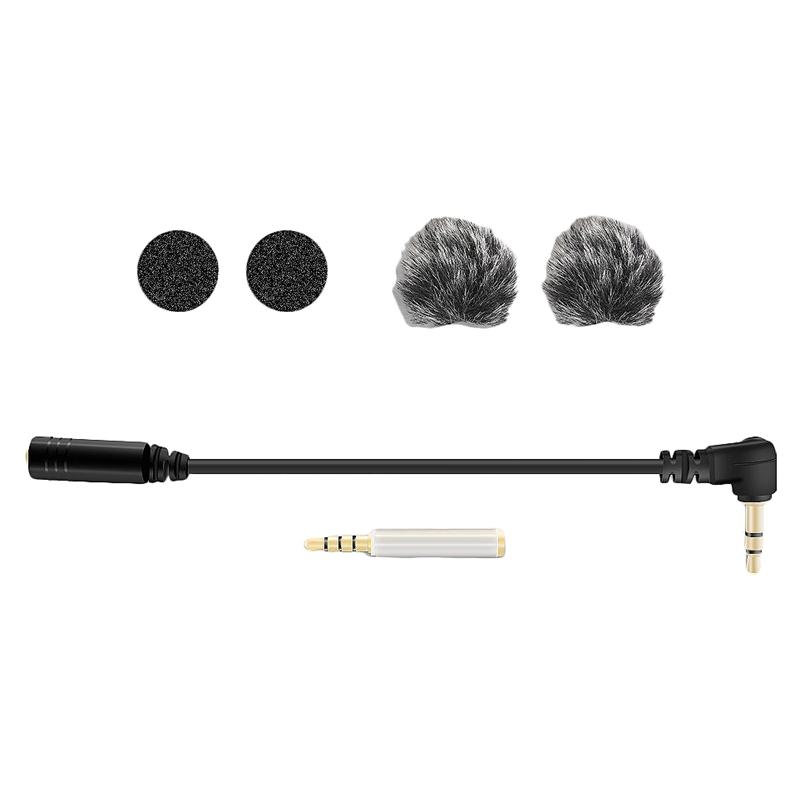 

for DJI Osmo Pocket Gimbal Clip-On Lavalier microphone 3.5mm Adapter Cable External Mini TRS Plug Line for DJI Osmo Pocket Acces
