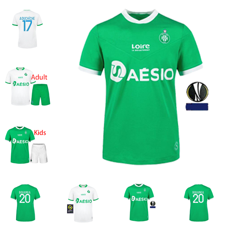 

20 21 maillot AS Etienne Maillot de Foot 2020 2021 maillot ASSE Etienne KHAZRI AOUCHICHE BERIC NORDIN HAMOUMA Football shirts equipment, Black;yellow