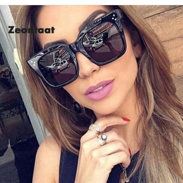 

Sunglasses Black Square Cat Eye Women Retro Brand Design Vintage Sun Glasses For Female Ladies Eyewear UV4001