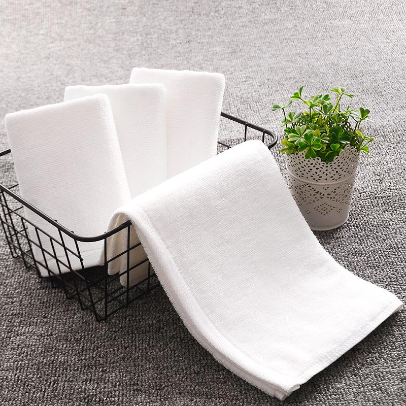 

Pure cotton white towel 21 shares 100g 70x35cm hotel hotel beauty salon fitness custom logo embroidery wholesale, Black