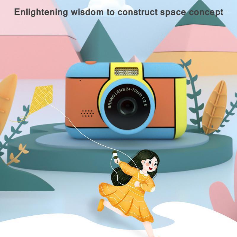 

1920x1080p Children Mini Camera Full HD Portable Dual Lens Digital Video Photo Camera 2.4 Inch Screen Display Children For Kid1