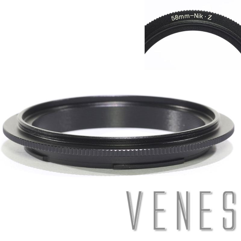 

Venes 58mm-Nik Z Lens Macro Reverse Adapter Ring Suit For Z Camera