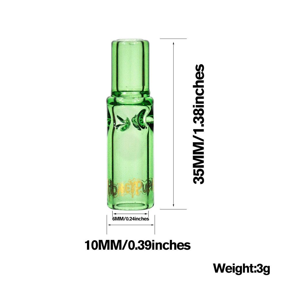 

1.38'' Honeypuff Straight Tube Glass Pipe colorful Hand Dab Rig