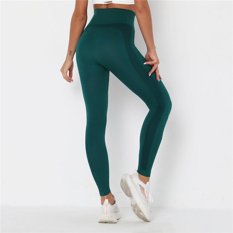 

Stretchy Fitness Yoga Leggings Seamless Sports Leggings Gym Workout Sports Pants Push Up Training Yoga Active Wear1, Black