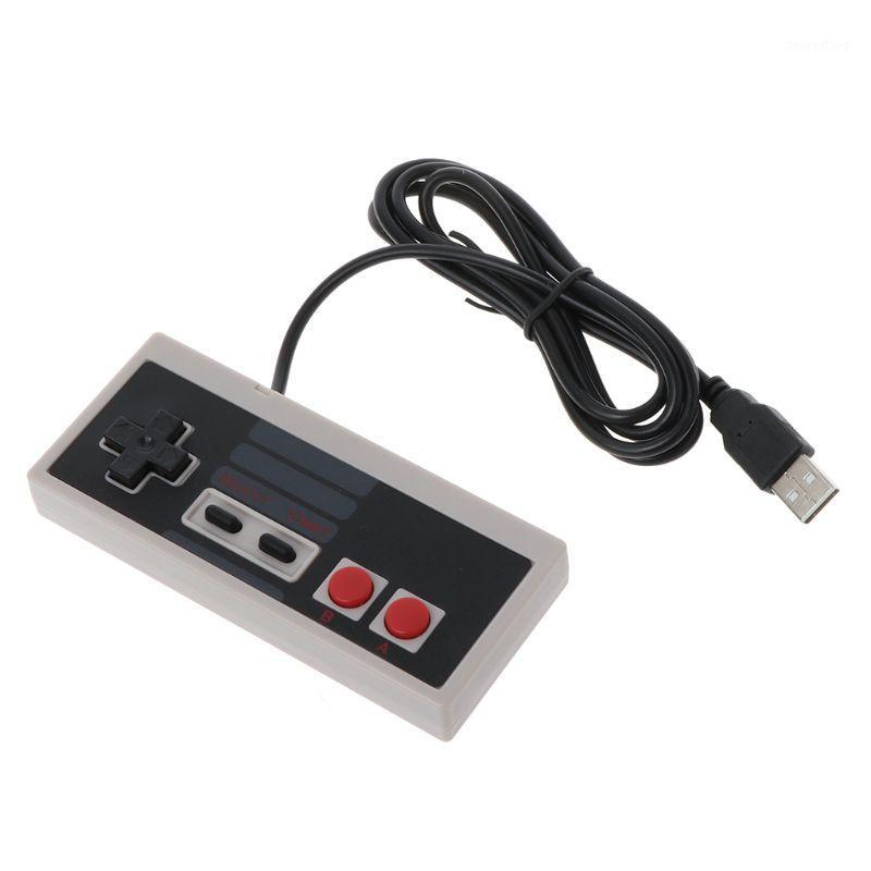 

USB Gaming Controller Plug-Play Plastic Black+Gray for NES PC Windows New 19QA1