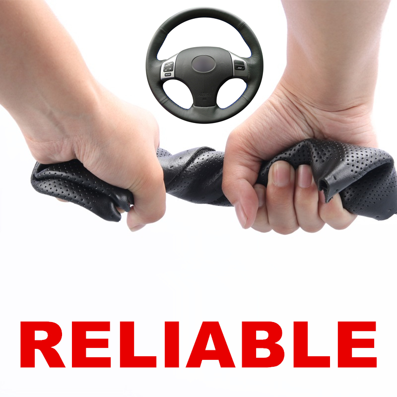 

Hand stitched PU Artificial Leather Steering Wheel Cover for IS IS250 IS250C IS300 IS300C IS350 IS350C F SPORT 2005-2011