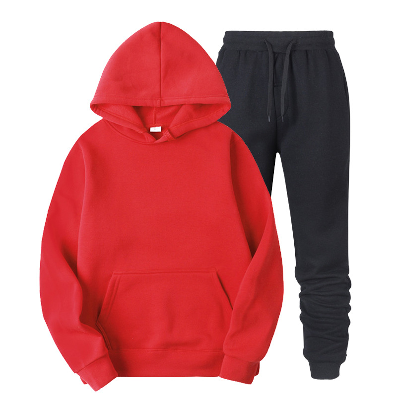 

Men Sportswear Sets Spring Winter 2020 Casual Tracksuit Men Two Piece Suit Hoodies Sweatshirt + Sweatpants Male Sweatsuit -3XL, 22