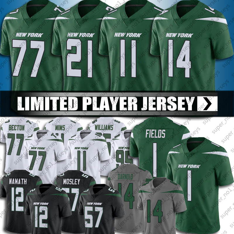 

Justin Fields Sam Darnold Jersey Frank Gore Breshad Perriman Jerseys Joe Namath Mekhi Becton Jerseys Denzel Mims Breshad Perriman Jersey, Custom man (penqj)