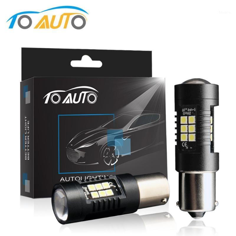 

2pcs 1156 P21W BA15S LED BAU15S PY21W 1157 BAY15D P21/5W LED Bulbs Car Lights Brake Reverse Lamp White Yellow Amber Red 12V1, As pic