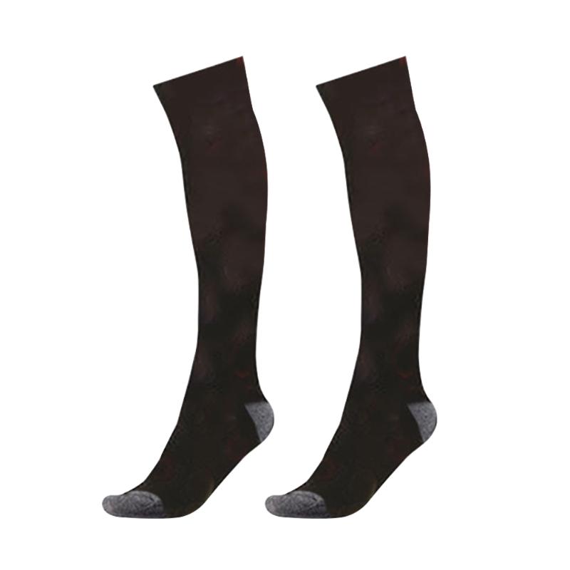 

1pair Men Women Heated Socks Electric Thermal Winter Sweat Absorbing Spandex Hunting Fishing Foot Warmer Adjustable Temperature, Grey