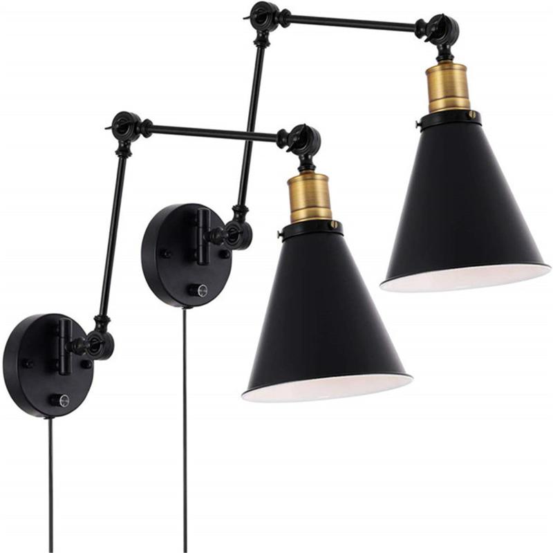 

Vintage Wall Lamp Industrial Wall lights Adjustable Arm light Bedroom Light American Country Retro Lighting