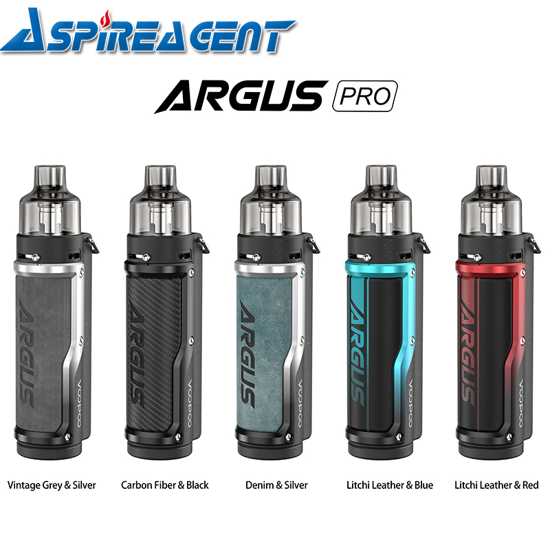 

VOOPOO Argus Pro Pod Mod Kit 80W 3000mAh with PnP Pod Cartridge 4.5ml Compatible with All PnP Coils Fixed Hooks Design, Message for colors