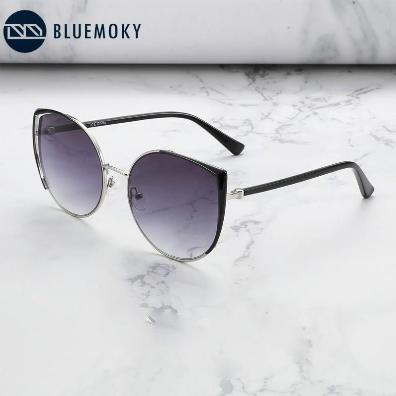 

BLUEMOKY Cat Eye Sunglasses Women Brand Designer Oversized Female Sun Glasses Outdoor UV400 Protection Driving Shades Eyewear