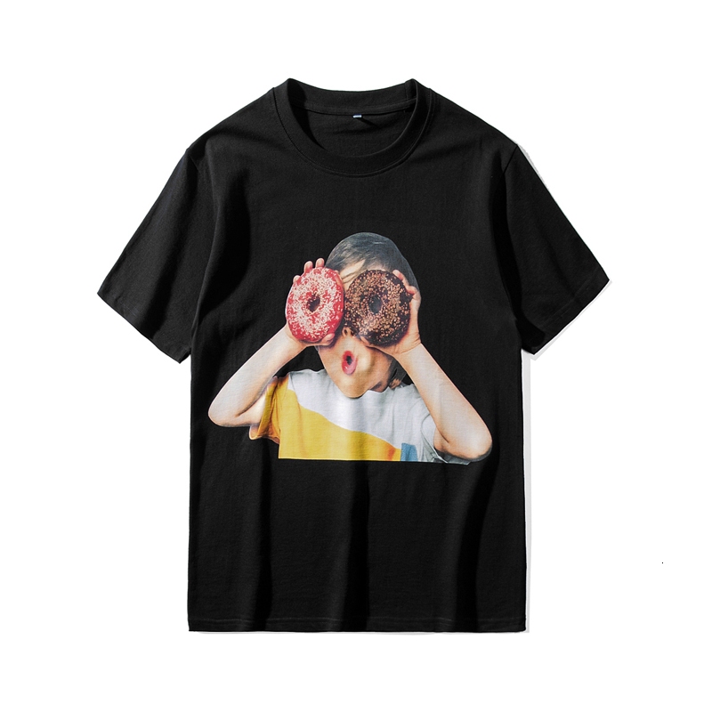 

2021 New Novelty Punk Men Fashion t Shirts 3d Little Girl Green T-shirt Hip Hop Skateboard Street Cotton T-shirts Tee An86, Black